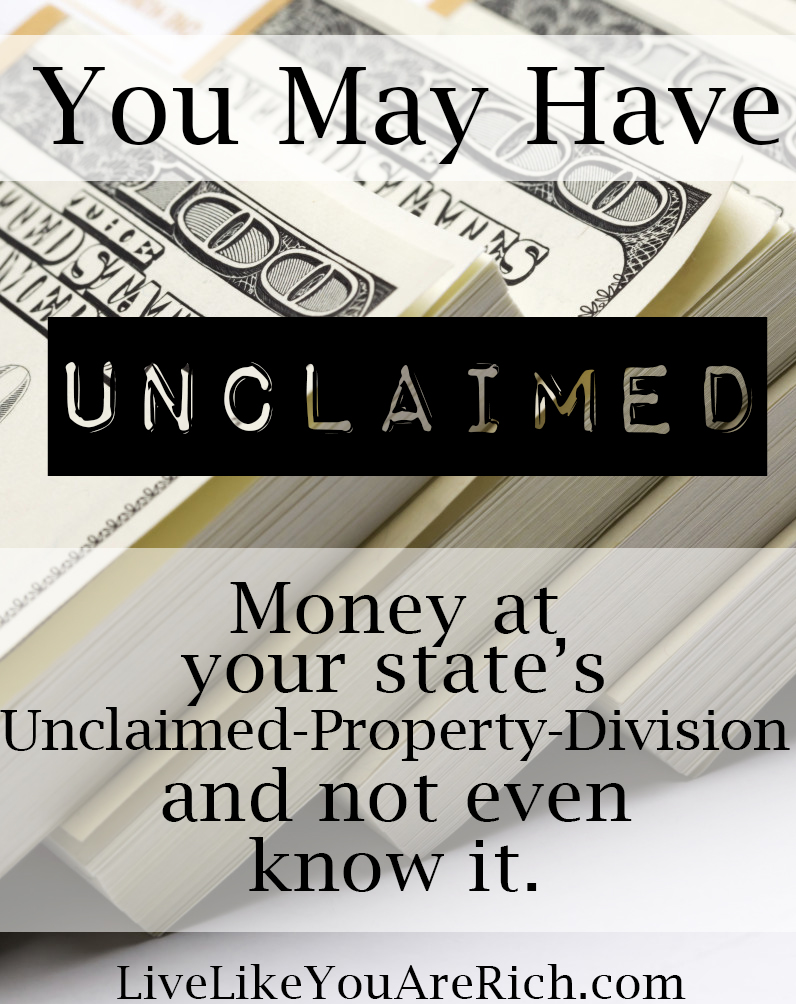 What happens to unclaimed bank accounts?