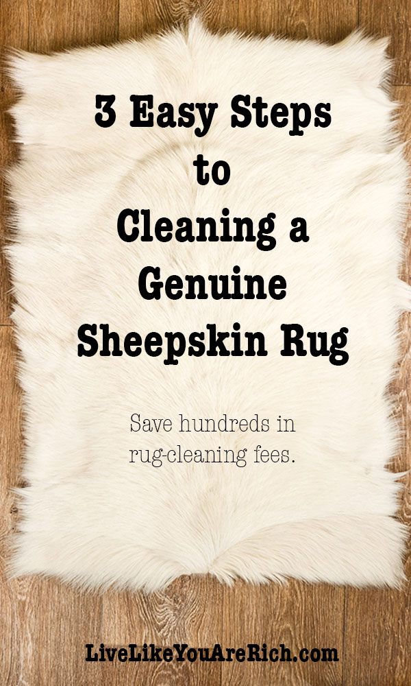 3 Easy Steps to Cleaning a Genuine Sheepskin Rug Live