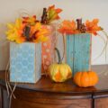 Fall Themed Wood Pumpkins