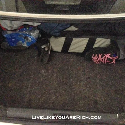 still plenty of room in my trunk