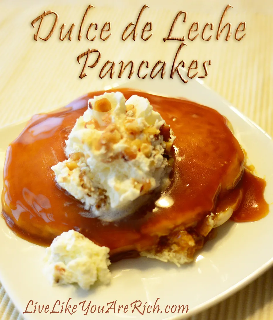 This Dulce de Leche Pancakes is easy to make.