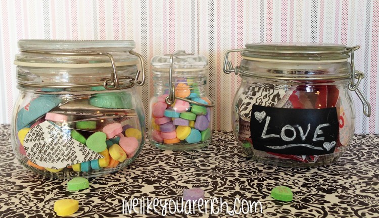 Words of Affirmation Valentine's Jars