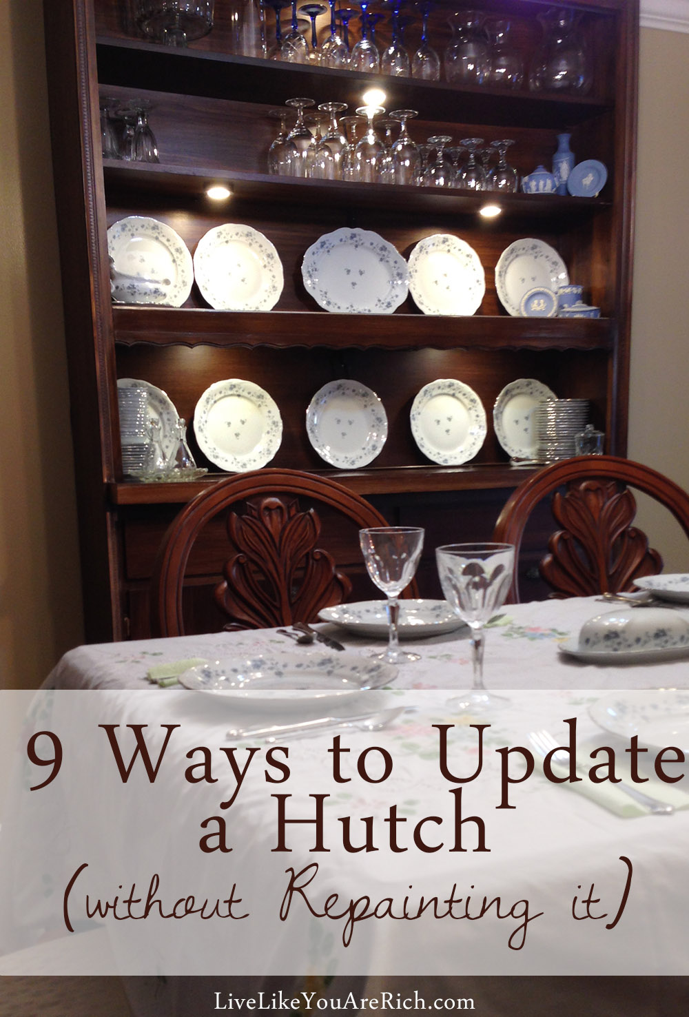 9 Ways to Update a Hutch without Repainting it