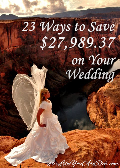 Ways to save over 27k on your wedding