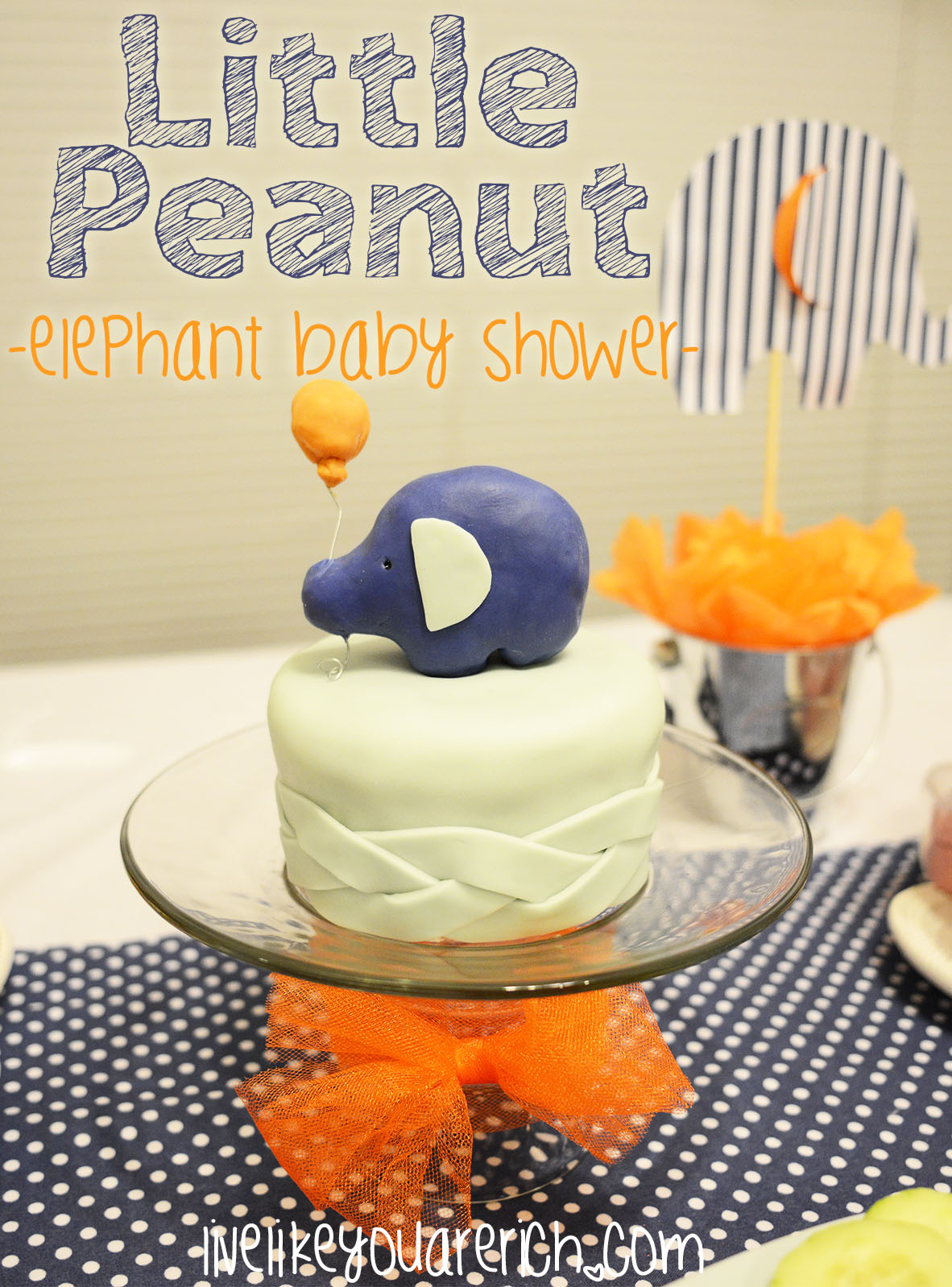 Little Peanut Elephant Baby Shower