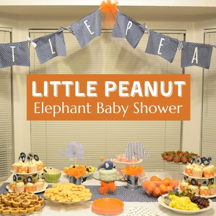 Little Peanut Elephant Baby Shower