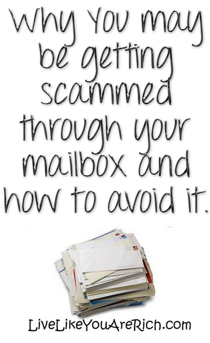 Why You May Be Getting Scammed Through Your Mailbox and How to Avoid It 