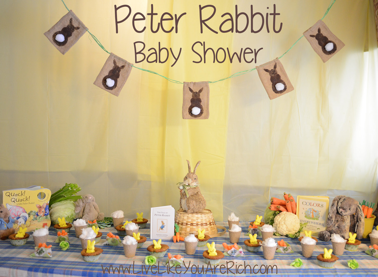 peter rabbit baby shower