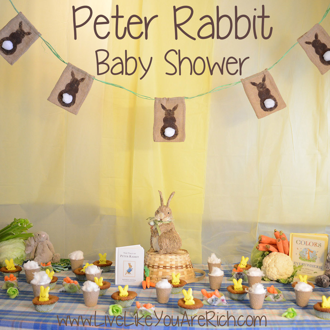 Peter Rabbit Inspired This Adorable Baby Shower