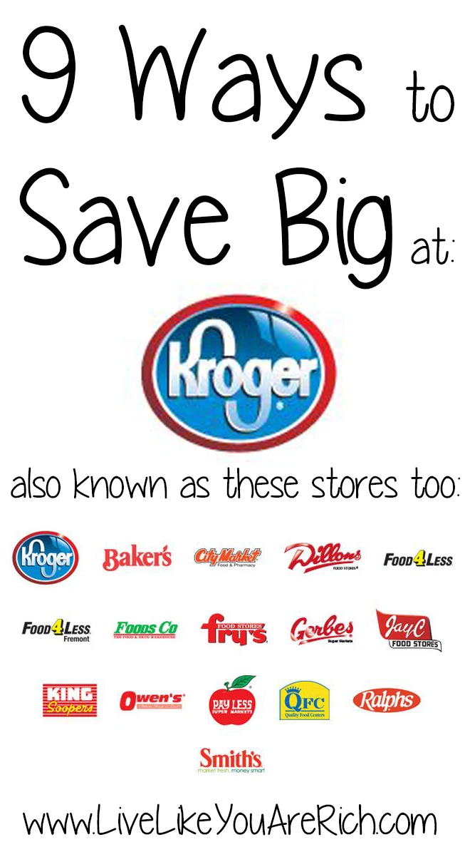 9 Ways to Save Big at Kroger.