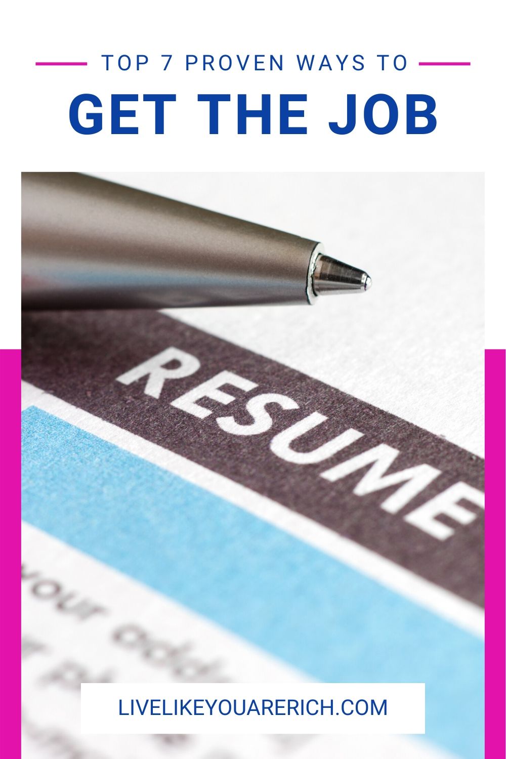 Before my son was born I was an office and hiring manager. Each time I advertised to hire some, I received over 100 resumes. I interviewed a lot of people. I’ve learned that there are things that can hinder your ability be hired. There are also ways to increase your changes of getting hired as well. Getting hired is a process but if you follow these top 7 steps you will get a job much quicker than if you don’t.