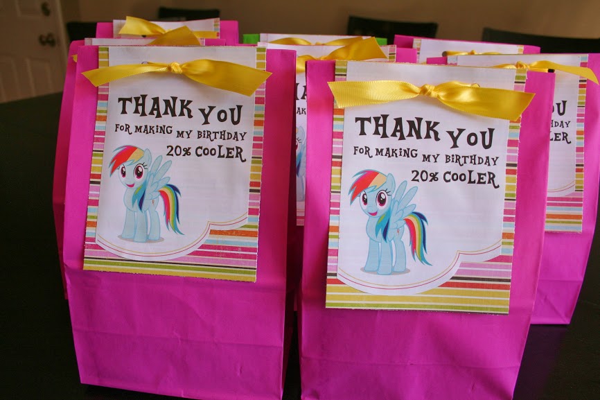 My little pony clearance thank you tags