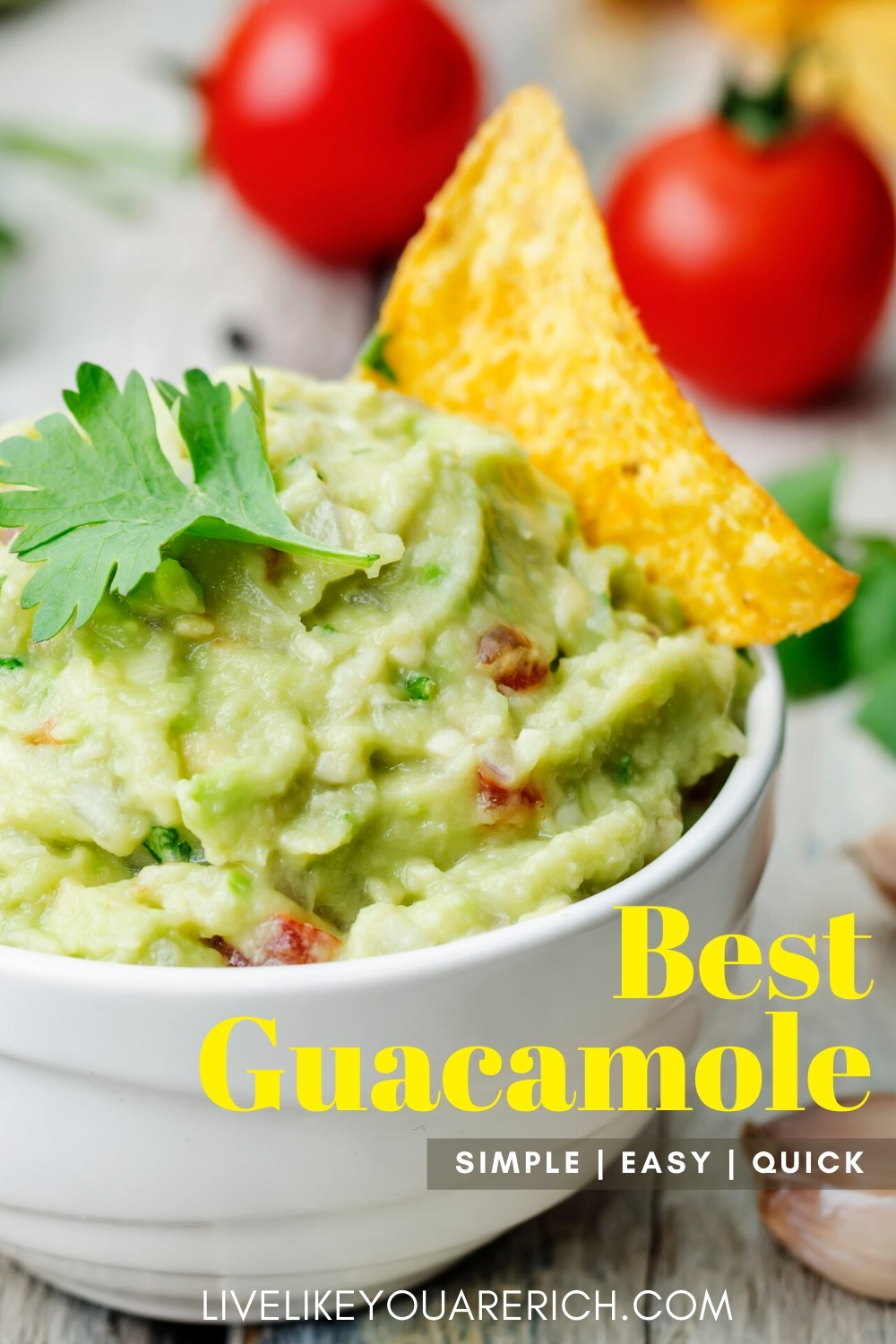 I’ve made this guacamole recipe countless times since discovering this easy and simple recipe. I’ve made it for my family, extended family, and for parties. Everyone has always said that it is either ‘super good’ or the ‘BEST guacamole’ they’ve had. 