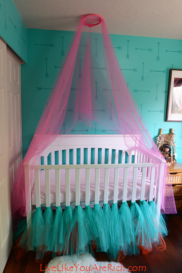 How to Make a Ballerina Tulle Crib Skirt