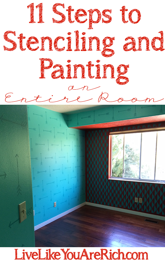 11 Steps to Stenciling and Painting an Entire Room.