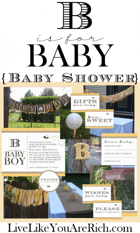 B Is For Baby-Baby Shower