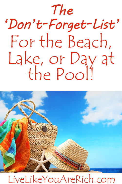 What To Pack in Your Beach Bag for a Day at the Lake - Simple Living Mama