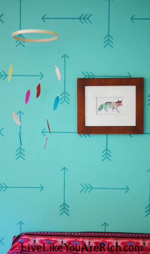 DIY Feather Mobile