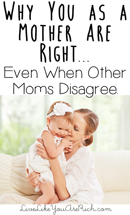 Why you as a mother are right