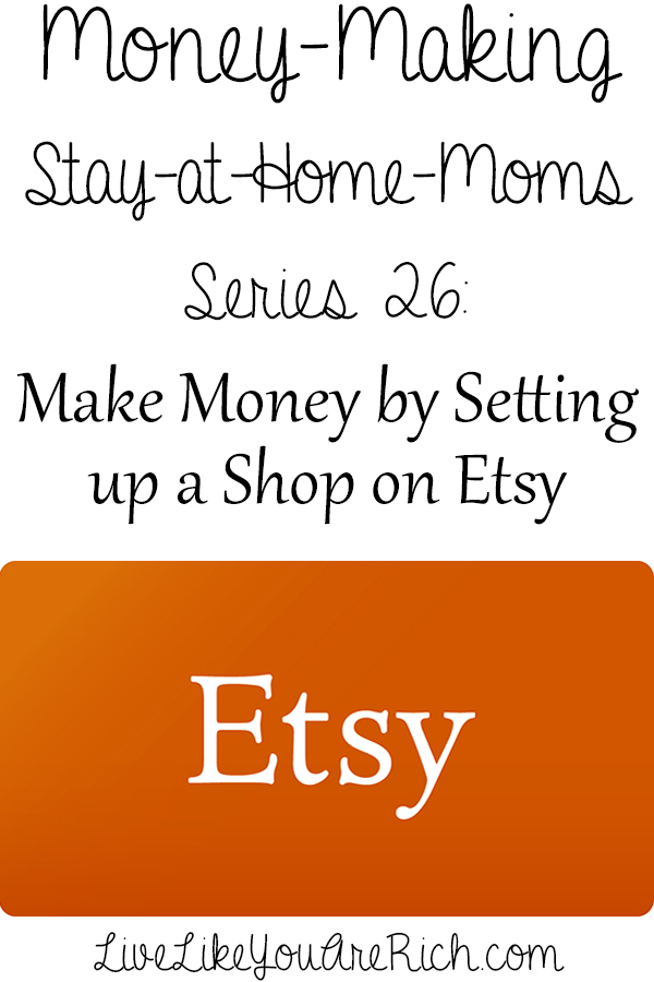 Make Money by Setting up a Shop on Etsy
