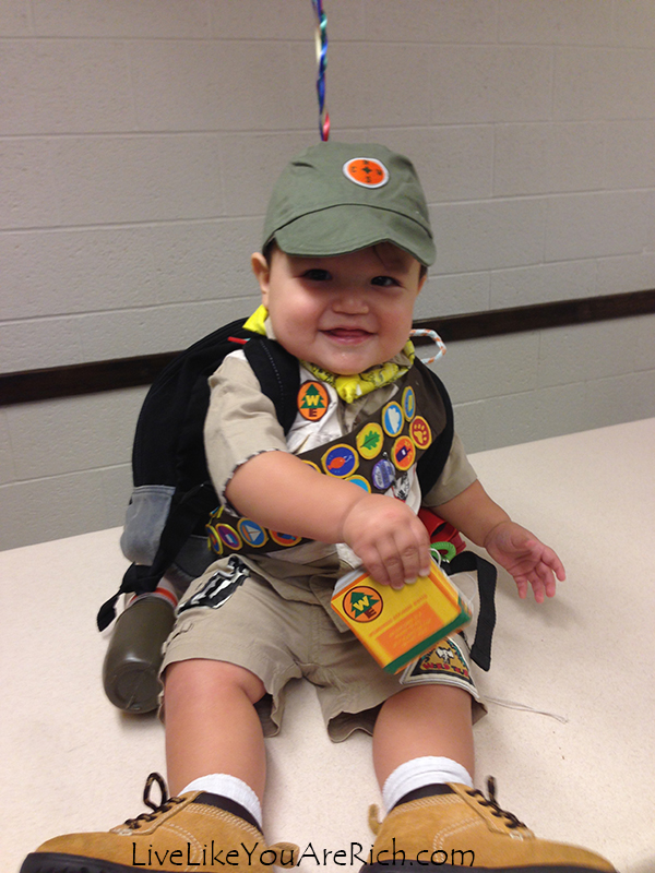 baby boy scout costume