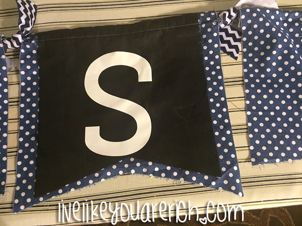 How to Make Reusable Party Banners for parties, showers, and other celebrations. Easy, inexpensive, and durable!
