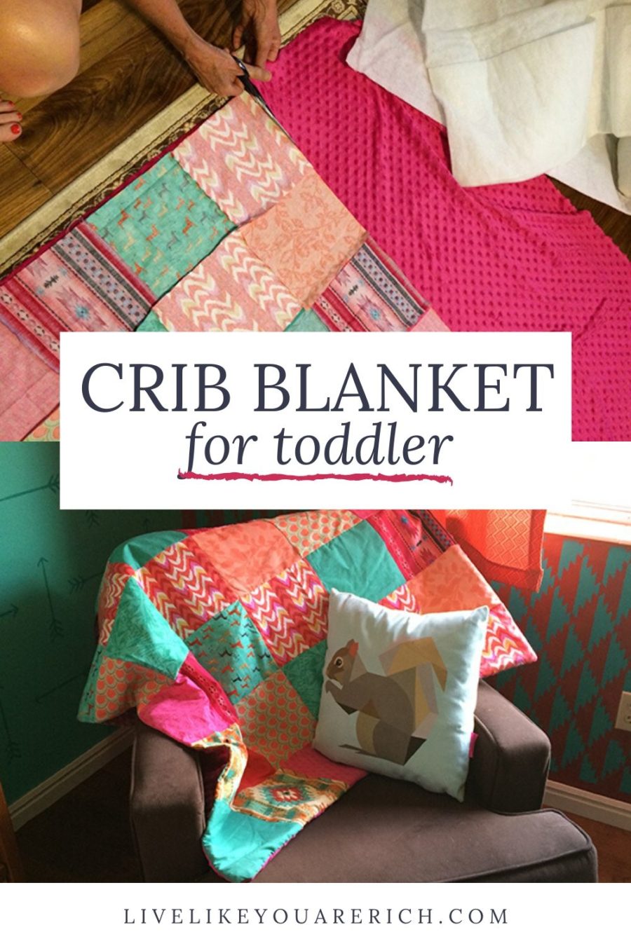 How to Make a Crib or Toddler Blanket