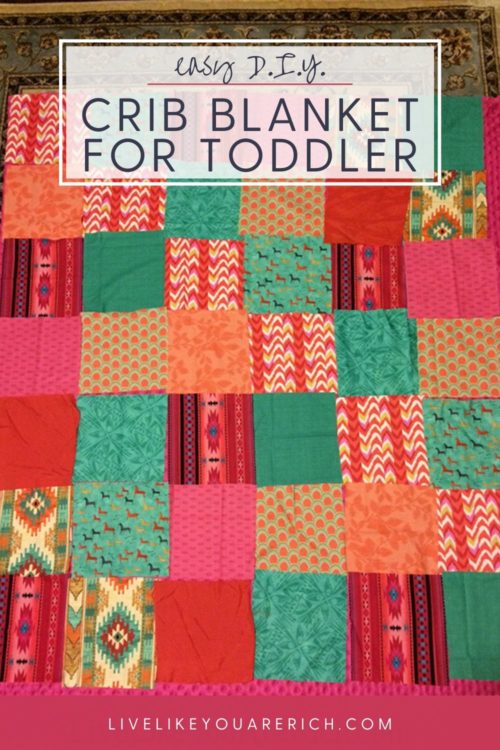 How to Make a Crib or Toddler Blanket