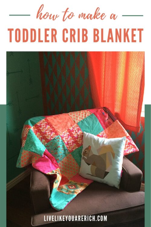 How to Make a Crib or Toddler Blanket