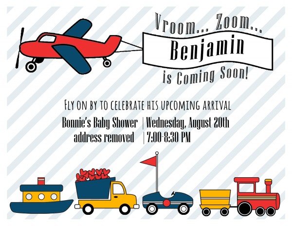 Cars, Planes, Trains, Boats, Bicycles, and Trucks... Transportation Baby Shower