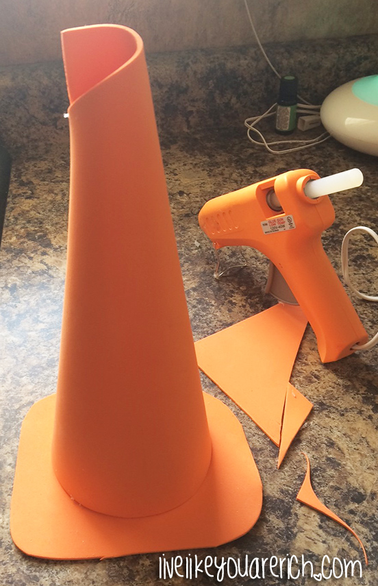 baby traffic cone costume