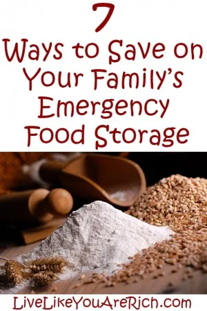 7 Ways to Save on Your Family's Emergency Storage.