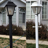 How to Paint a Lamp Post