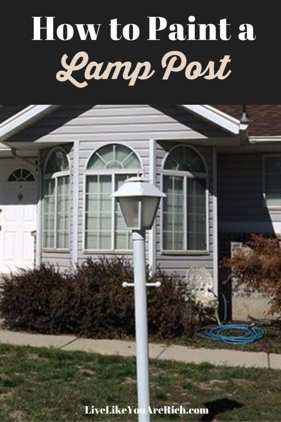 How to Spray Paint a Lamp Post