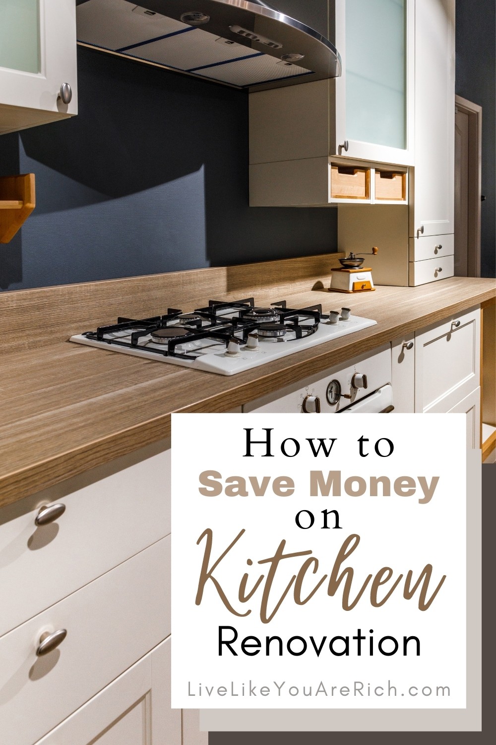 Planning a kitchen remodel/renovation on a budget? Read these money-saving tips and tricks to save tens of thousands on on a kitchen remodel. #kitchen #kitchenrenovation
