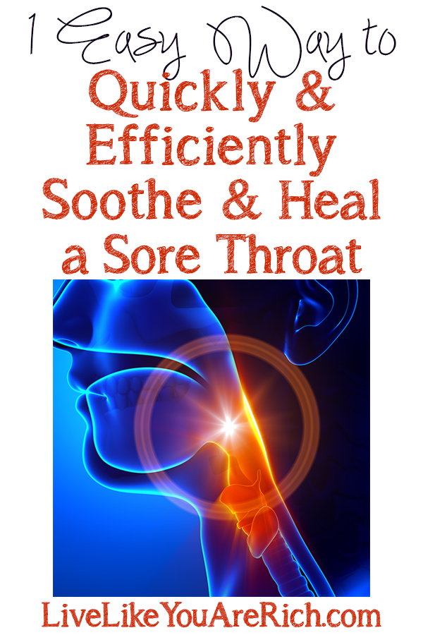 How to Quickly and Efficiently Soothe and Heal a Sore Throat great tips on what to try and 1 quick tip that really helps soothe and take away the pain! Gotta try. #sorethroat #remedies #naturalremedies