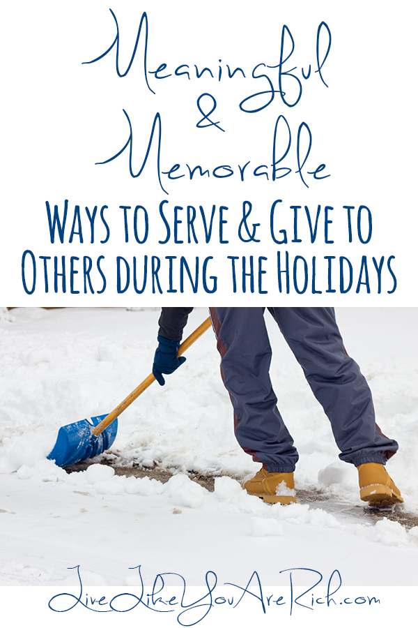 Ways to Give and Serve during the Holidays