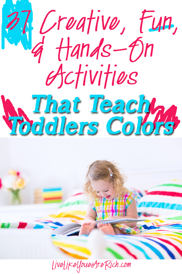 How to Teach a Toddler Their Colors (37 Creative Activities!)