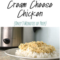 Slow Cooker Cream Cheese Chicken