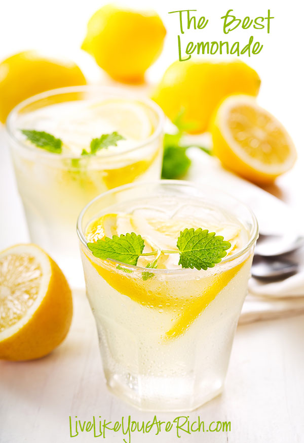 Lemonade with Simple Syrup Recipe