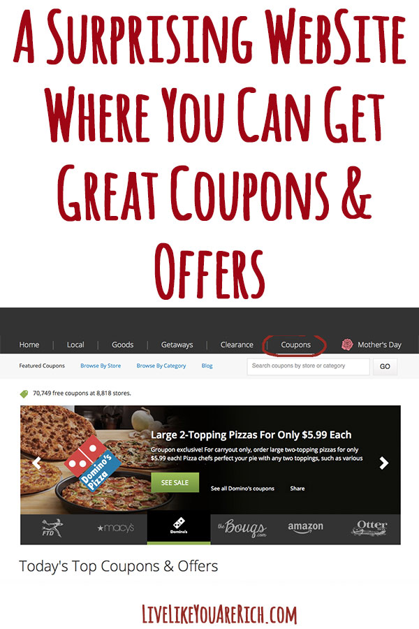 A Surprising Website Where You Can Get Great Coupons and Offers
