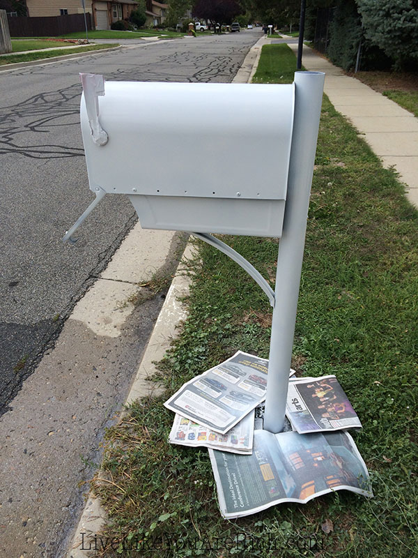 How to Spray Paint a Mailbox