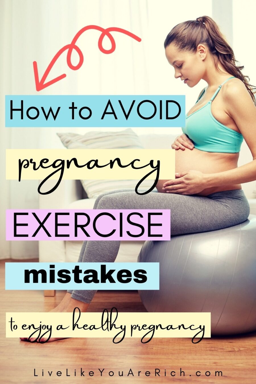 Illustration of Pregnancy Exercise Precautions To Avoid