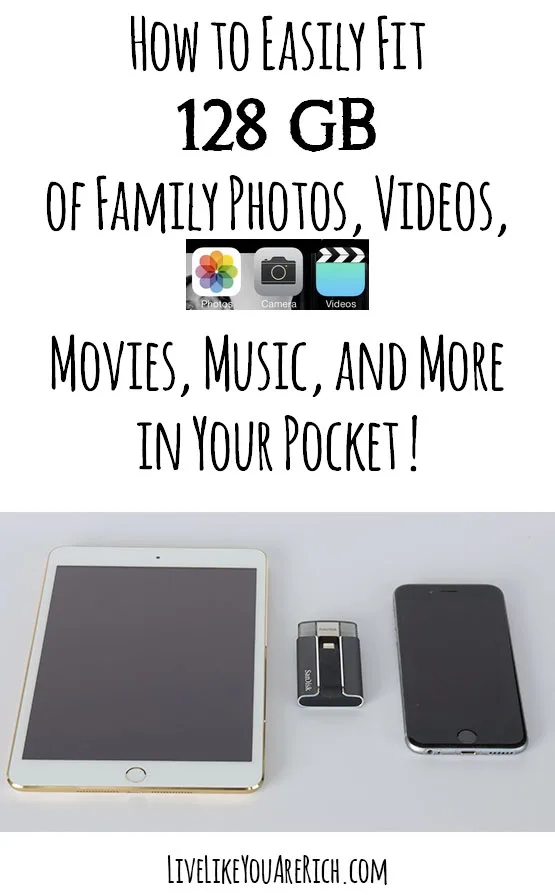 How to Easily Fit 128 GB of Photos and Videos in Your Pocket