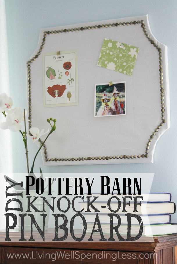 Pottery Barn Knock Off Pin Board Vertical 2 Live Like You Are Rich