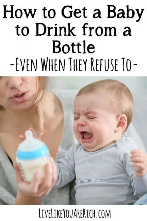 How to Get a Baby to Drink from a Bottle When They Refuse To