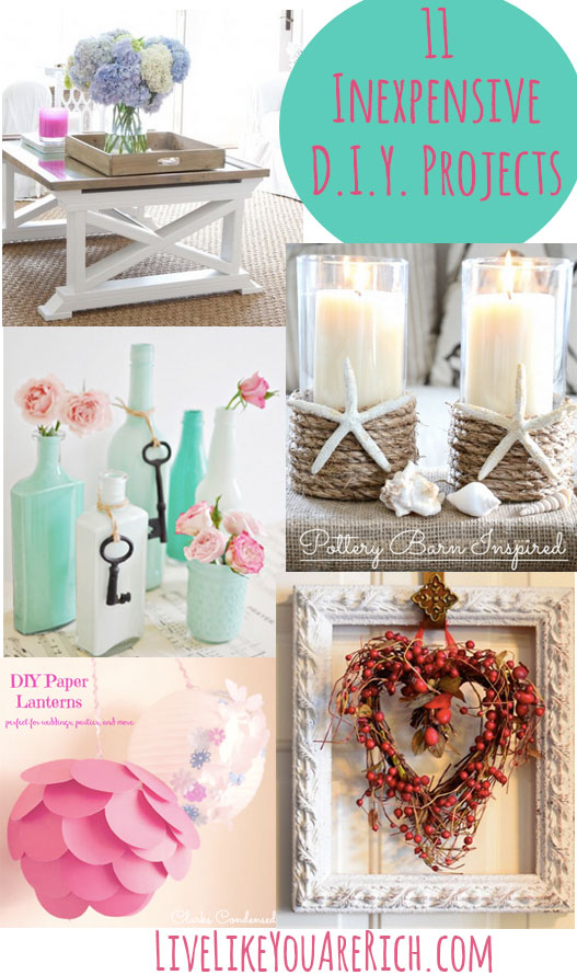 11 Inexpensive DIY Projects   InexpensiveDIYproject 