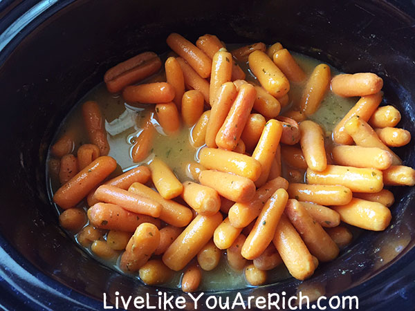 Slow Cooker/Crock Pot Ranch Carrots