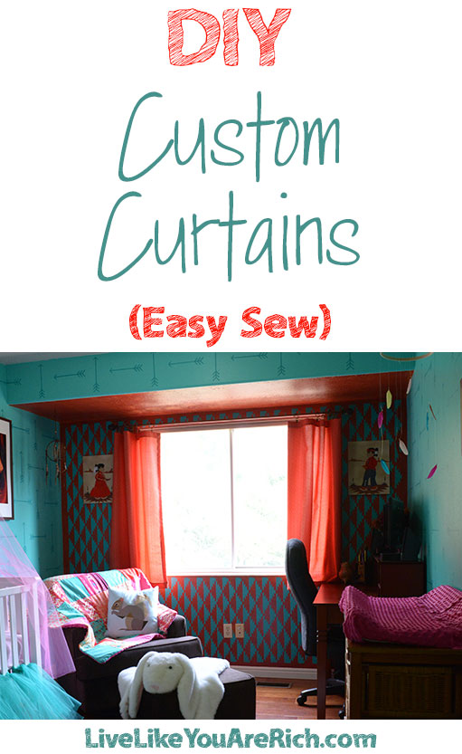 DIY Custom Curtains (Easy Sew)
