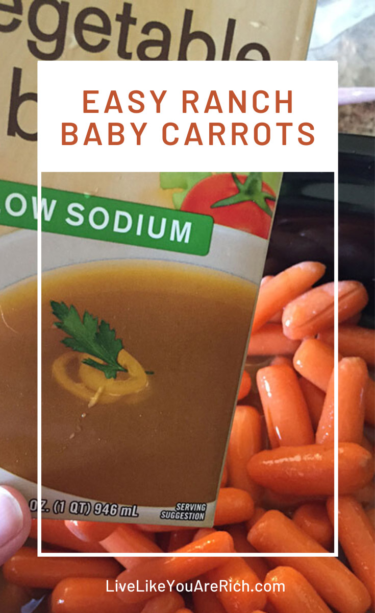 Baby carrots can be deliciously flavorful and pleasantly soft with a few minutes of preparation and cooking time in a crock pot. #babycarrots #healthyrecipes